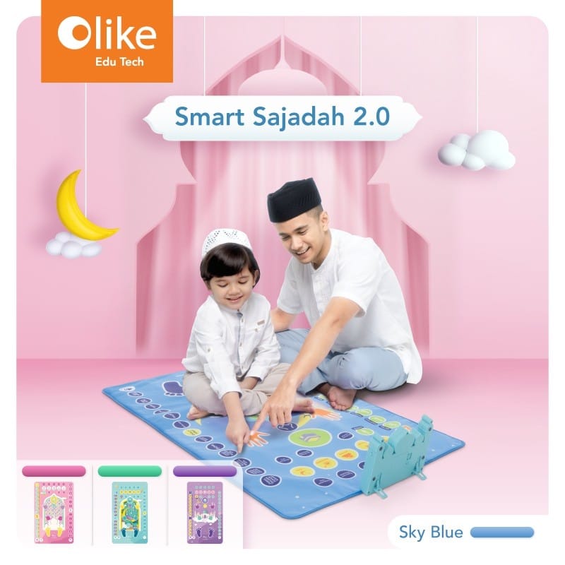 Olike Smart Sajadah 2 - Mainan Edukasi Anak Belajar Shalat