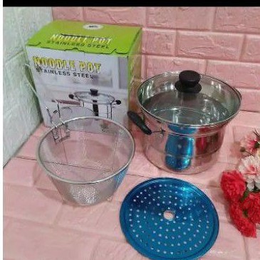 STEAM FRYING COOKING POT 22CM / DEEP FRYING