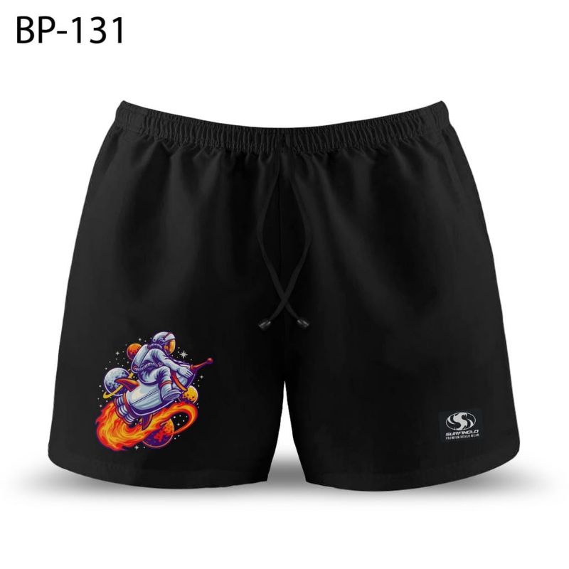 (COD)Best seller!!!! Boxer Black White Fire//CELANA PENDEK//⭐⭐⭐⭐⭐5