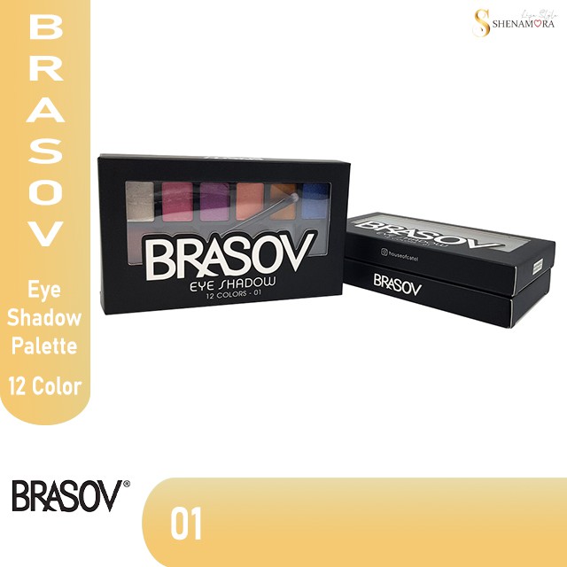 BRASOV EYE SHADOW PALETTE 12 COLORS