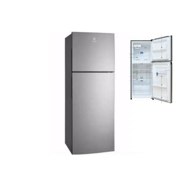 KULKAS ELECTROLUX ETB-2502H-A LEMARI ES 2 PINTU SILVER ETB 2502 H A 250 LITER GARANSI RESMI