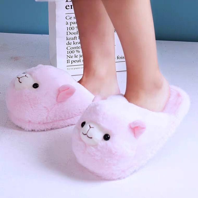 SANDAL ALPACASSO DOMBA SHEEP KAMBING SEPATU TIDUR RUMAH PIYAMA IMPOR