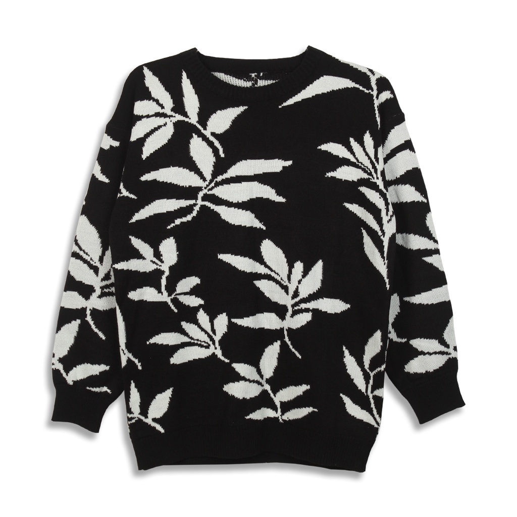 premium sweater kardigan rajut motip BUNGA