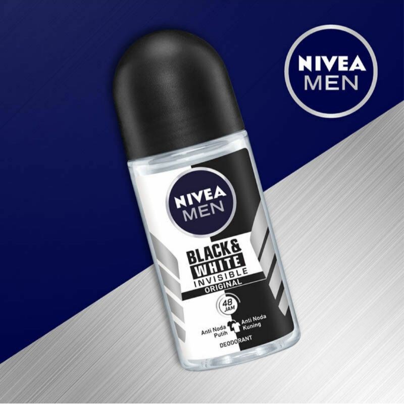 NIVEA MEN DEODORANT BLACK &amp; WHITE INVISIBLE ORIGINAL ROLL ON