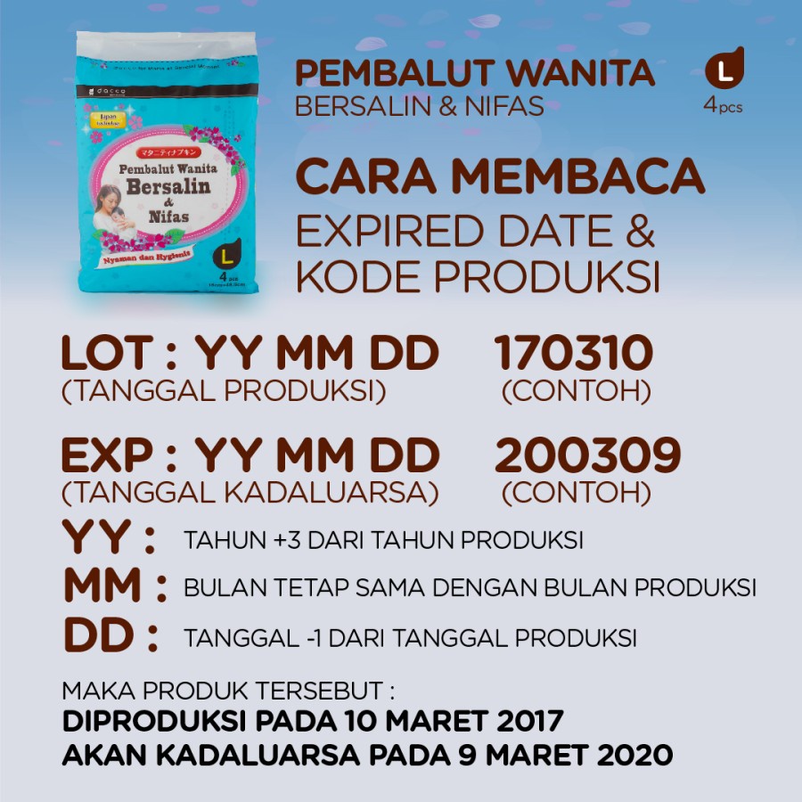 Dacco Pembalut Wanita Bersalin &amp; NIFAS
