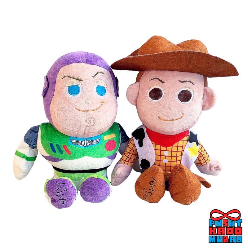 Boneka Toy Story - Sheriff Woody &amp; Buzz Lightyear