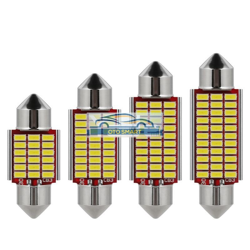 Lampu LED Plafon Kabin Mobil 3014 SMD 31MM 36MM 39MM 41MM Cabin Lampu Mobil Feston