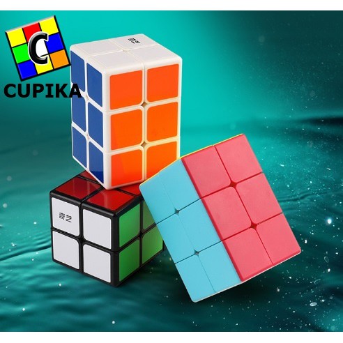 Rubik Floppy 223 2x2x3 Qiyi Qidi ghost Stickerless Original