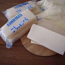 Konnyaku Blok Konyaku Shirataki Ketogenic Diet Keto Low Carbo