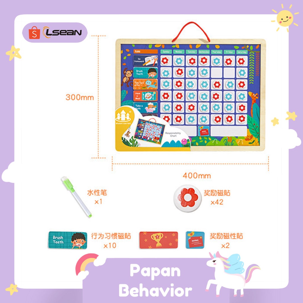 REWARD STICKER WALL/PAPAN DISIPLIN ANAK