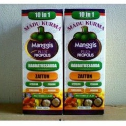 

MADU KURMA 10 in 1 MANGGIS plus PROPOLIS HABBATUSSAUDA