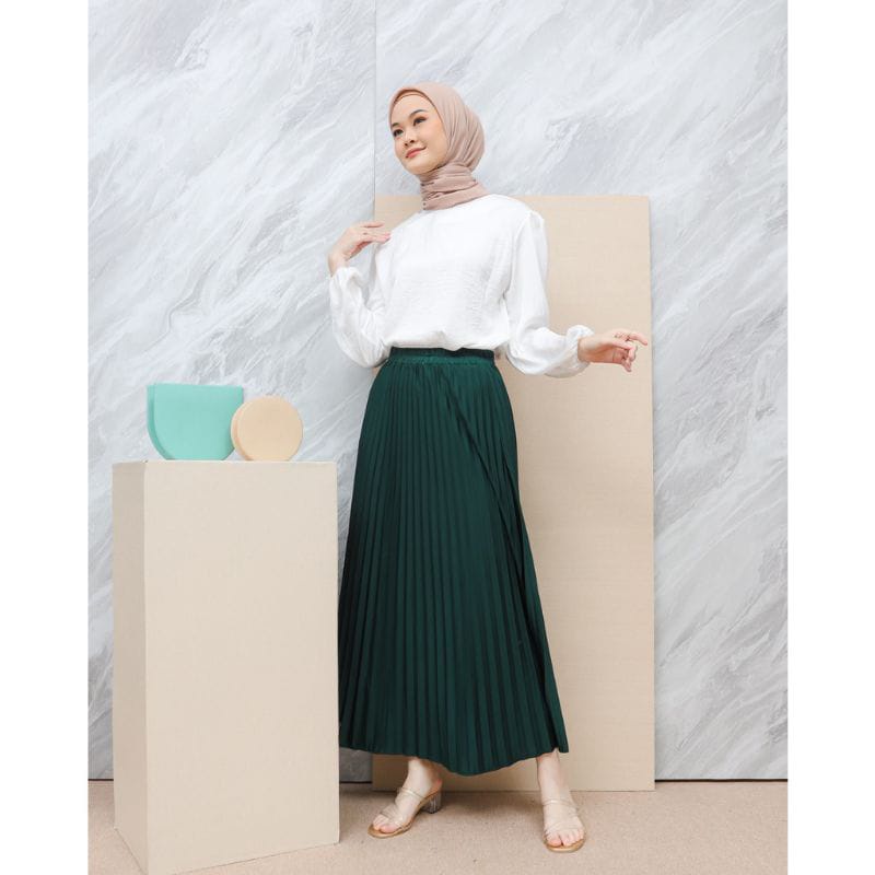 Rok Plisket Wanita / Woman Plisket Skirt / Rok Plisket Murah