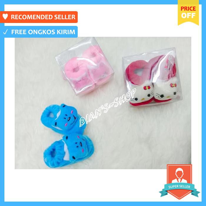 Baju & Sepatu Bayi - Sepatu Bayi Bulu/Sepatu Boneka/Boneka Lucu 3D/New Born/Bulu Lembut