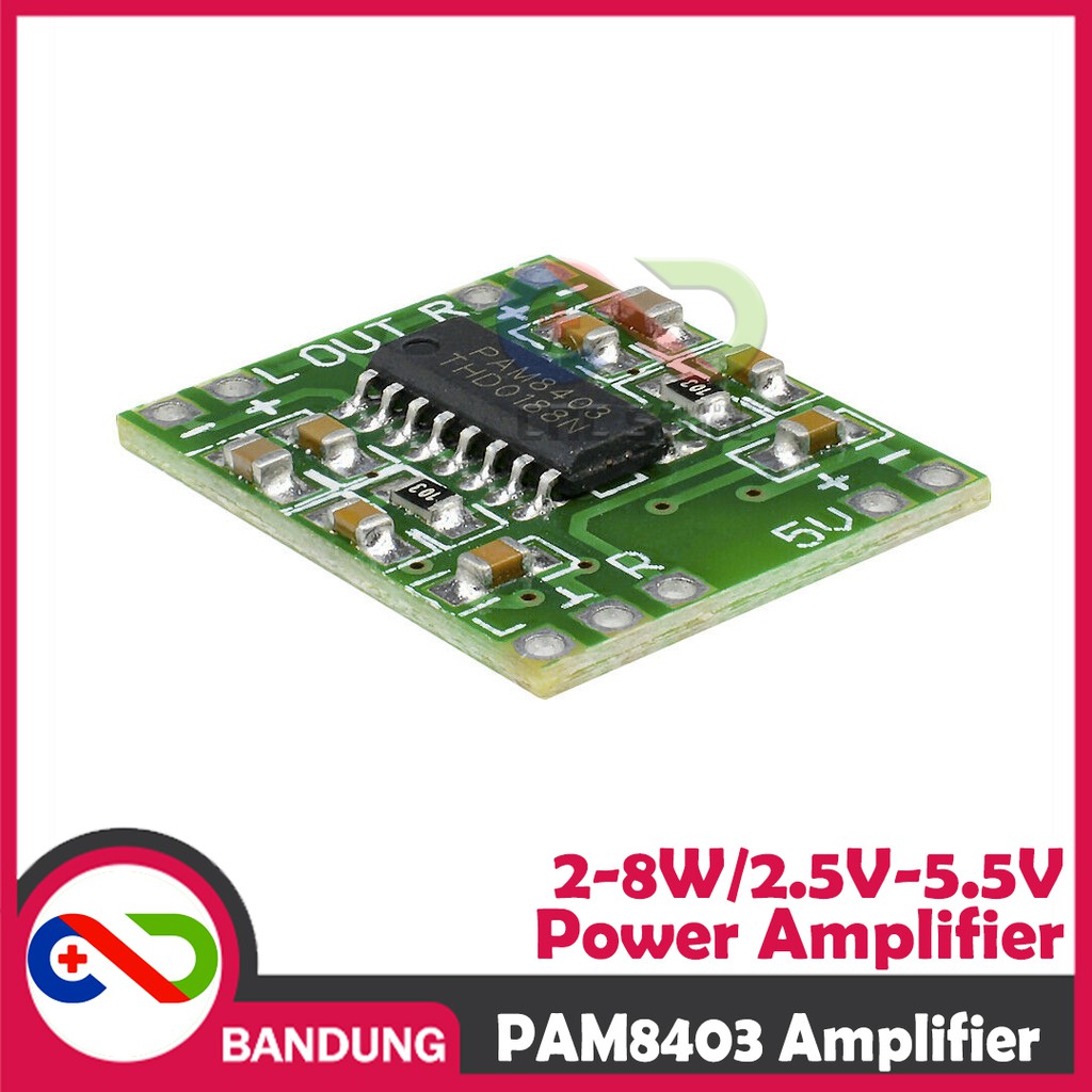 MODULE MINI POWER AMPLIFIER PAM8403 MINI 2-8W SPEAKER 2.5V-5.5V CLASS D