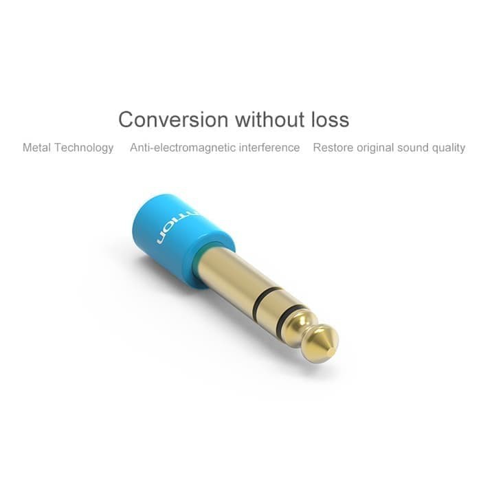 Vention S01 Audio Jack 3.5mm Female to 6.5mm Male Adapter Converter