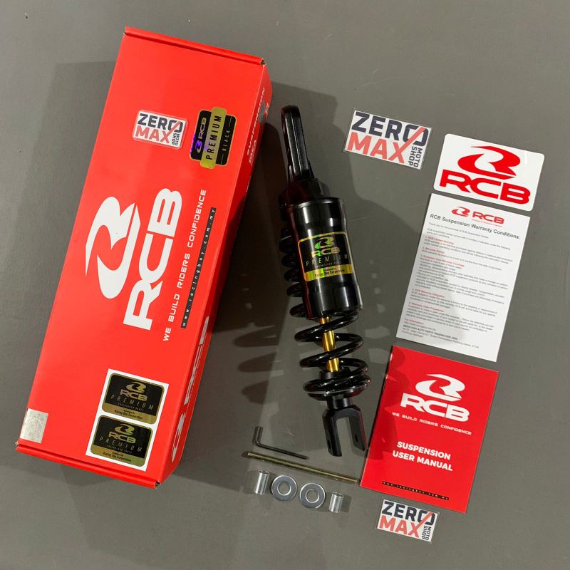 Shock Shockbreaker RCB Racing Boy MB2 MB-2 305mm Black Premium Mio Sporty Mio Smile Original