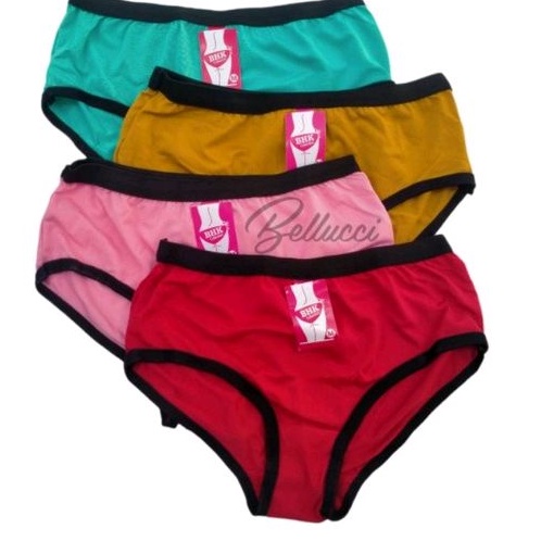 CD JERSEY WANITA PINGGIRAN HITAM WARNA WARNI CERAH