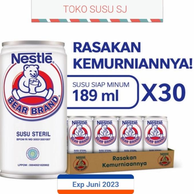 

(BISA COD) BEAR BRAND SUSU BERUANG CARTON 30 PCS/30PCS/KARTON MURAH Kode 333
