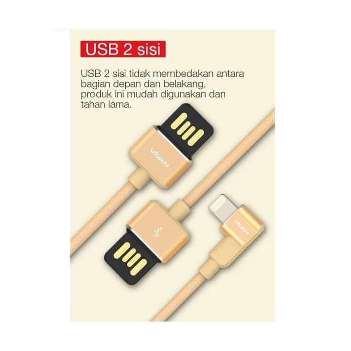 Vivan Data Cable For Iphone Fast Charge BWL100