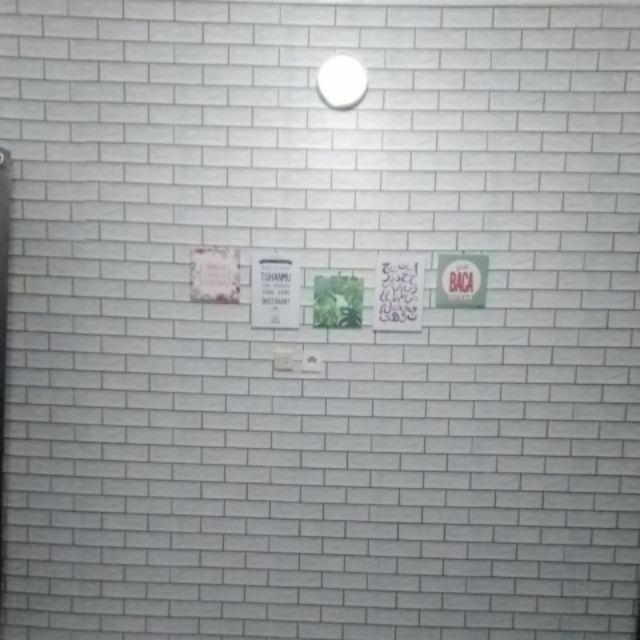 Hiasan Dinding Poster Kayu Quotes Islami Dekorasi Rumah Kamar Cafe