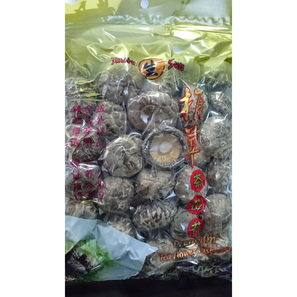 

MARU SUN JAMUR SHITAKE PREMIUM 300GR (TEA FLOWER MUSHROOM)