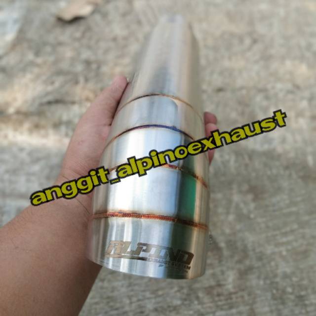 alpino exhaust tailpipe mobil diesel inlet 2.5 inch