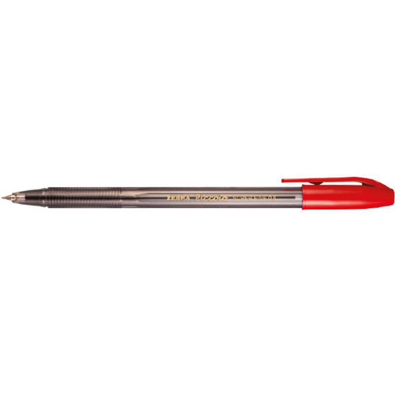 

Pulpen Ballpoint Zebra Piccolo 0.5mm Merah