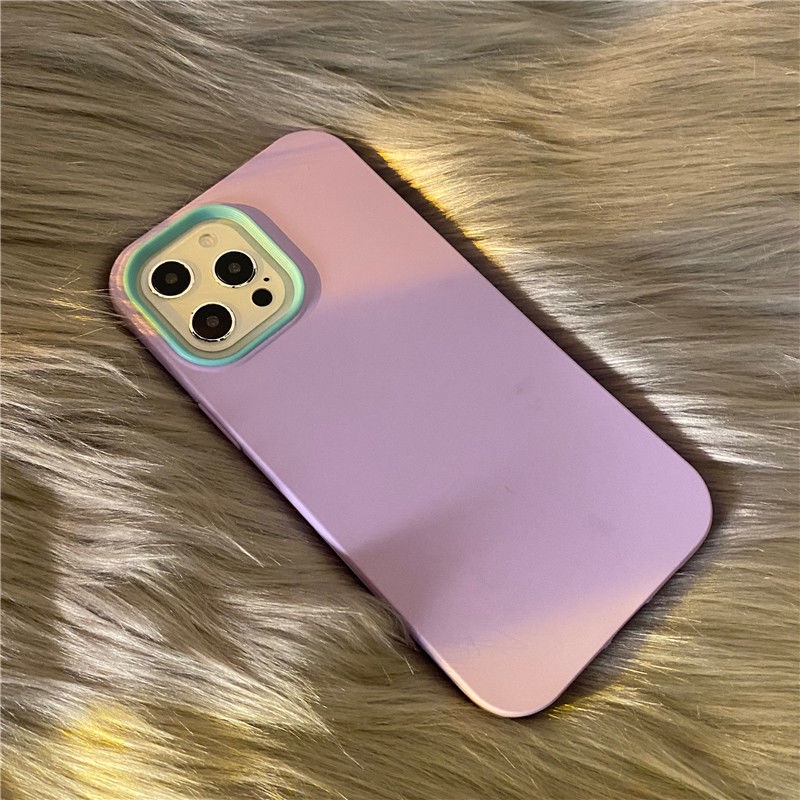 Case Bahan TPU Warna-Warni Tahan Banting Anti Jatuh Untuk iPhone 7 8plus X XR XS Max 11 12 13 Pro Max