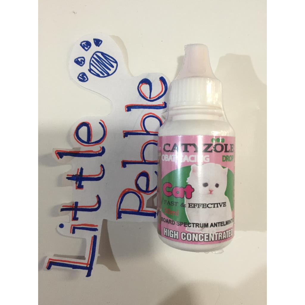 catyzole obat cacing cair kucing konsentrat tinggi-30ml