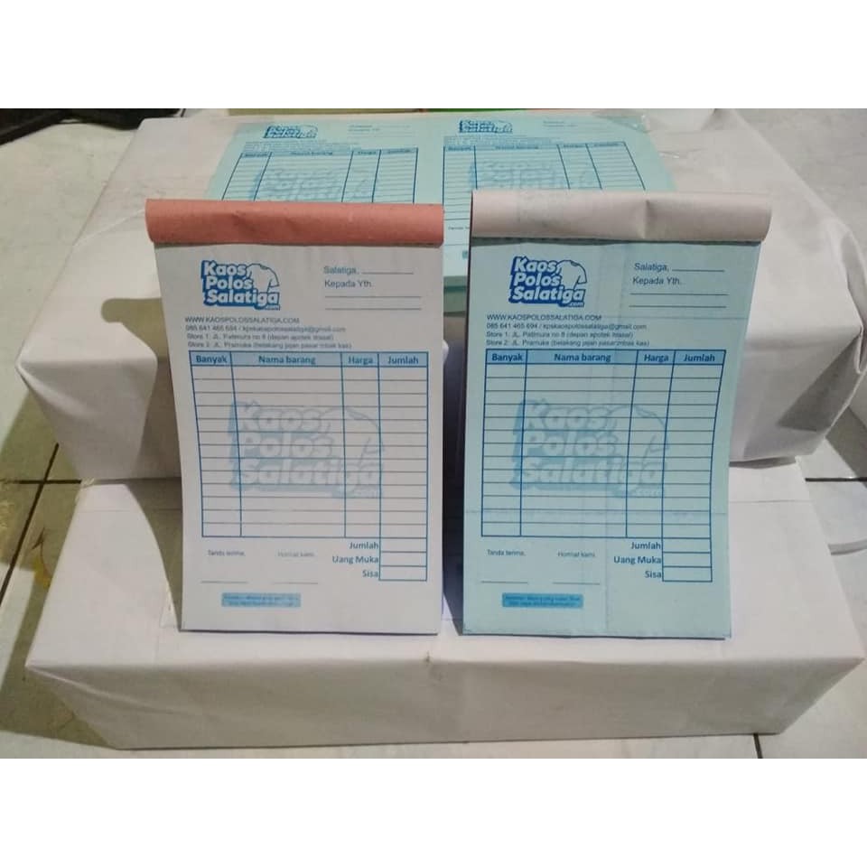 

Cetak Nota 2 Ply Kertas NCR Langsung Tembus Tanpa Karbon