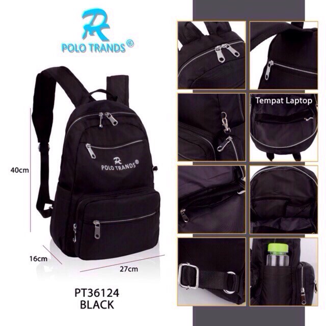 RANSEL POLO TRANDS ORIGINAL BRANDED 36124 Tas Impor Batam