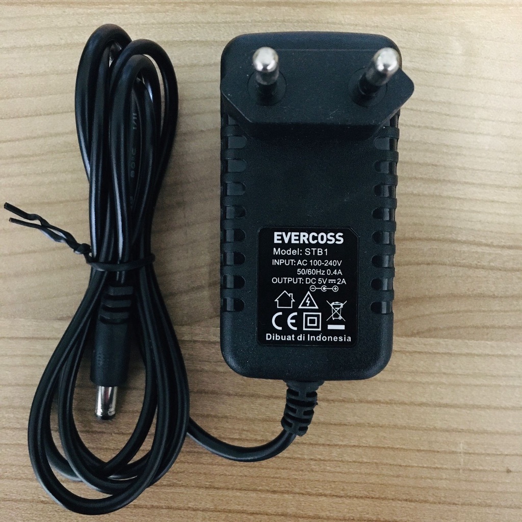 ADAPTOR ADAPTER SET TOP BOX EVERCOSS STB 1 CHARGER 5V 2A