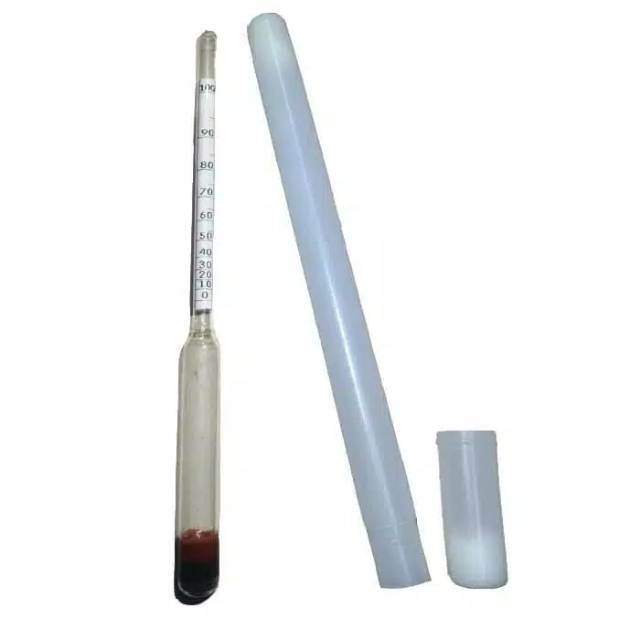 Alat ukur kadar alkohol kadar alkohol beer wine hydrometer alcohol meter - ALK2