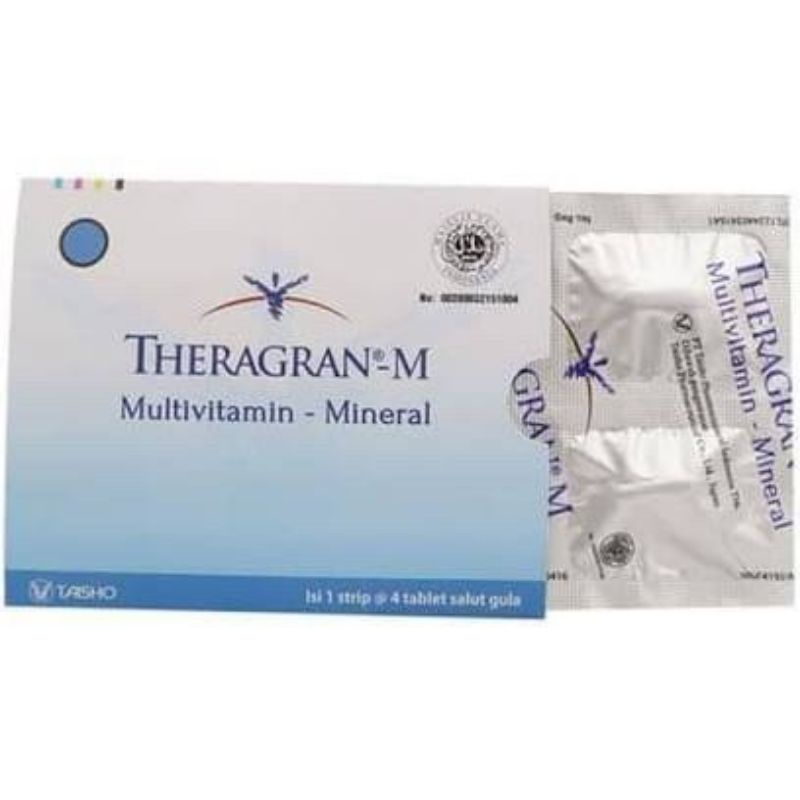 Theragran-M / Multifitamin / Theragran M Tablet - Multivitamin Dan Mineral