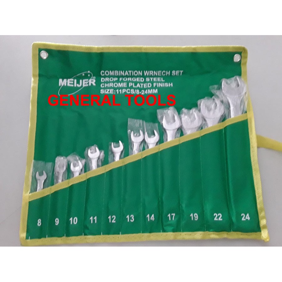 Kunci ring pas Meijer set 11 pcs / combination wrench set