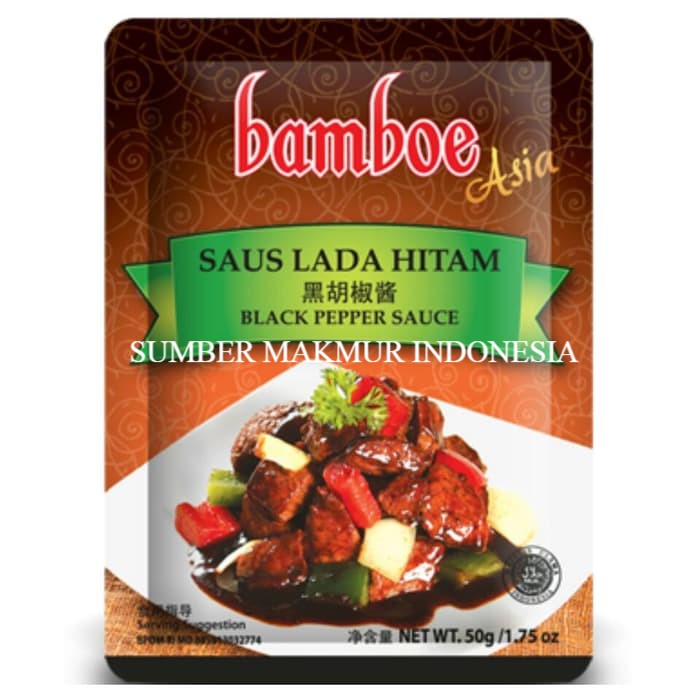 BUMBU INSTANT BAMBOE SAUS LADA HITAM- ECERAN