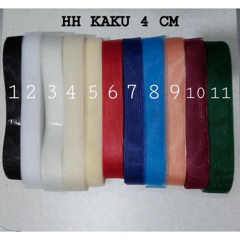 1 ROL (50 YARD) - 3 CM &amp; 4 CM | PITA HARDNET KAKU / HORSEHAIR APLIKASI FASCINATOR