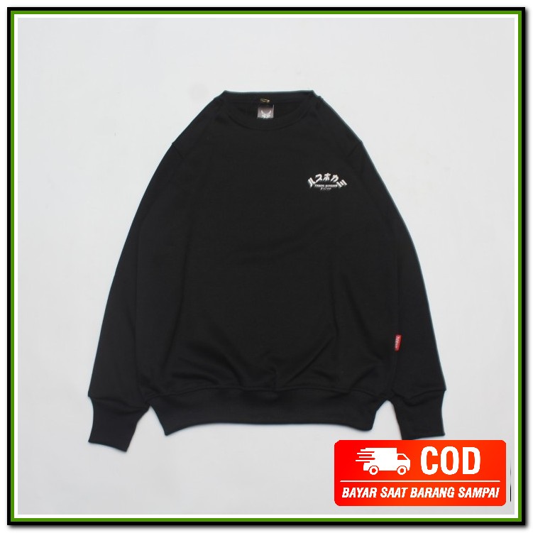 Sweater Hoodie Pria New Evost Premium Quality Bahan Fleece Tebal  IU807 Sweater Pria Crewneck Premi