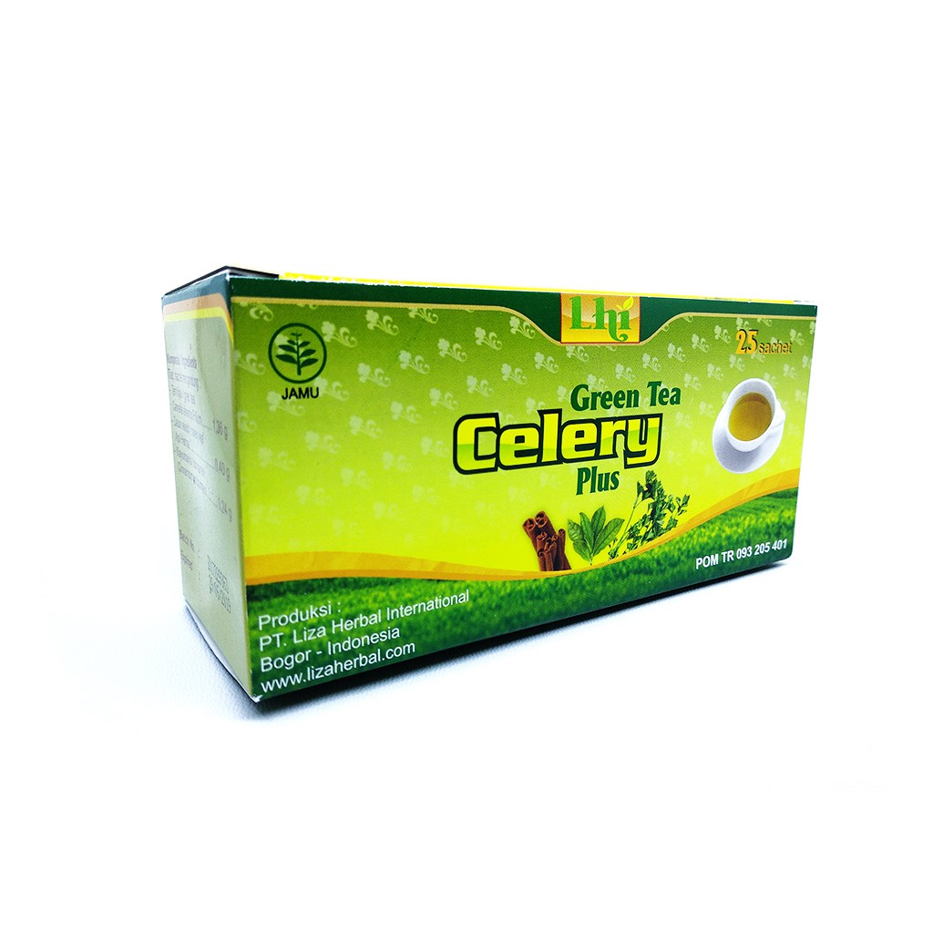 Green Tea Cellery  Plus Liza Herbal Untuk Hipertensi