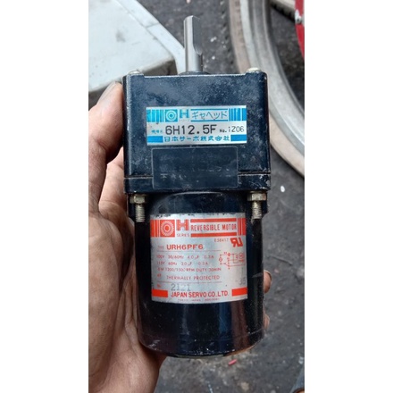 Ac Motor Gearbox Reversible Motor 100~115V Ratio 1: 12,5