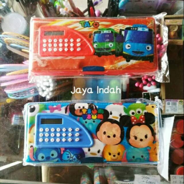 

Tempat Pensil magnet karakter kartun bus tayo mickey mouse Kotak pensil kado ulang tahun