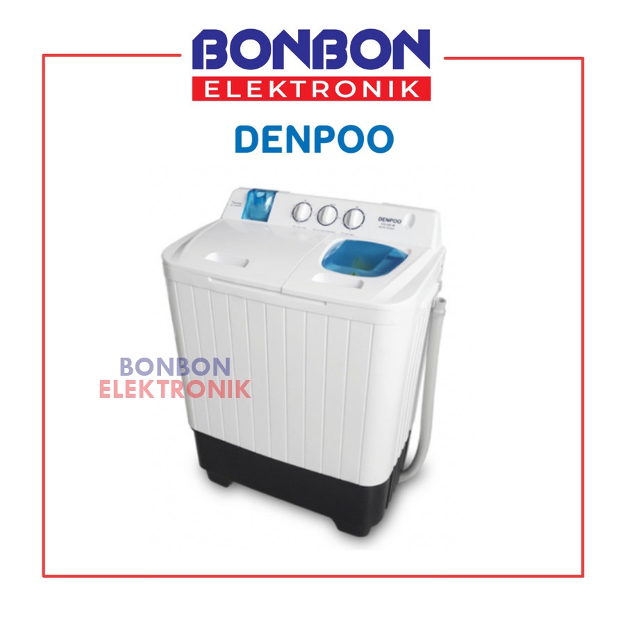 Denpoo Mesin Cuci 2 Tabung 8KG DW-898 / DW898