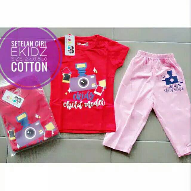 Setelan Anak Cewek Merk Ekidz