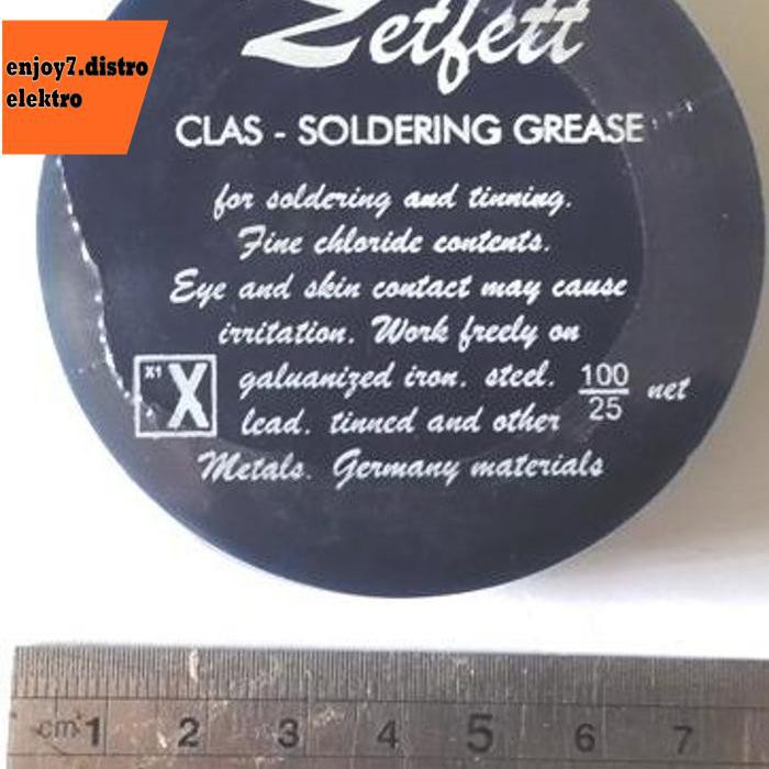 

Soldering Grease Zetfett Kemasan Sedang Bishele88 Kualitas Baik