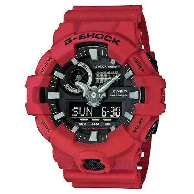 CASIO G-SHOCK GA-700-4ADR / GSHOCK GA700-4A ORIGINAL & GARANSI