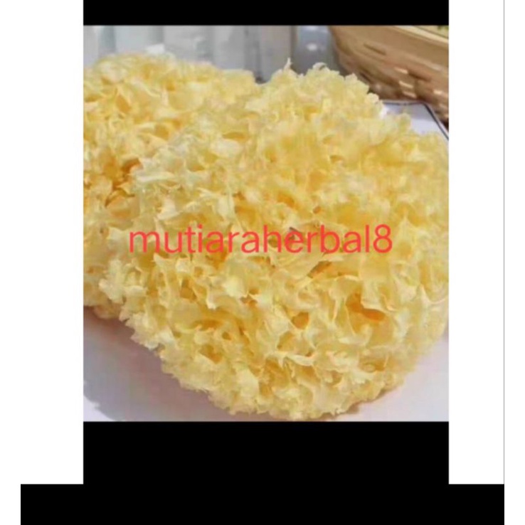 

Jamur salju 250gram / jamur putih/snow white fungus kemasan 250gram