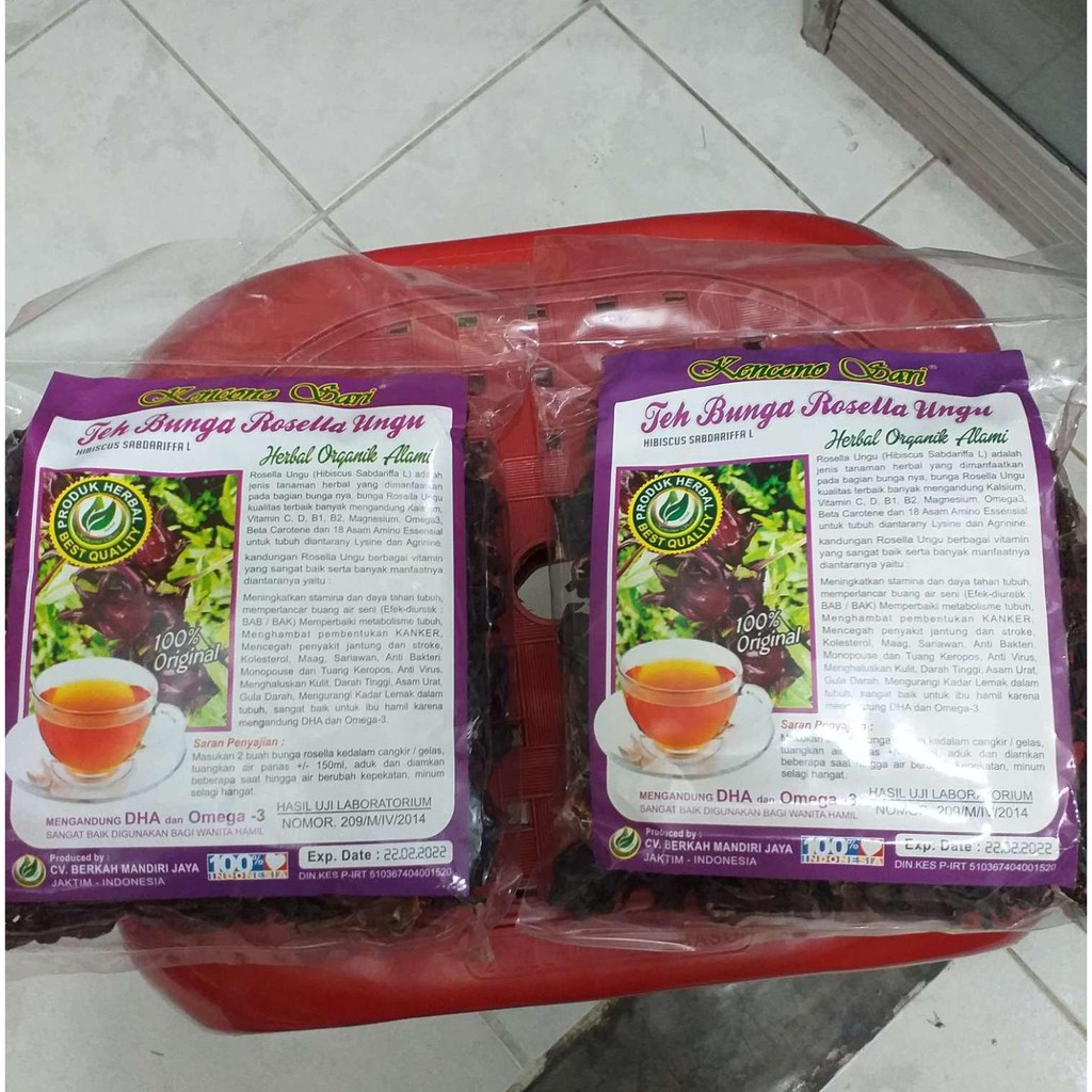

Teh Bunga Rosella Ungu Kencono Sari Hz