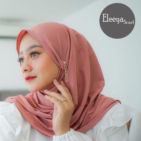 HIJAB PASHMINA EARLOOP ALEENA + INNER CIPUT ||  ELEEYA ORIGINAL