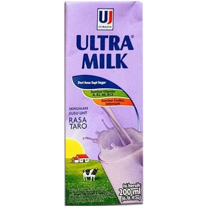 

Ultra Susu Uht Steril Slim Taro 200Ml