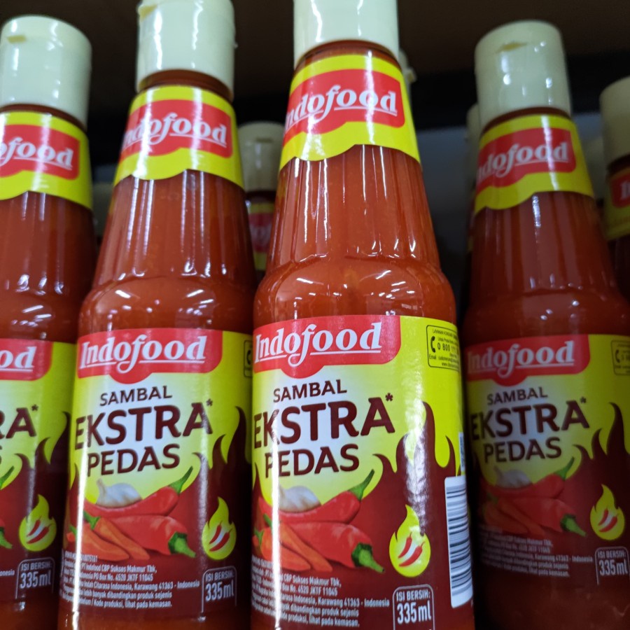 

Indofood sambal ekstra pedas 335 ml